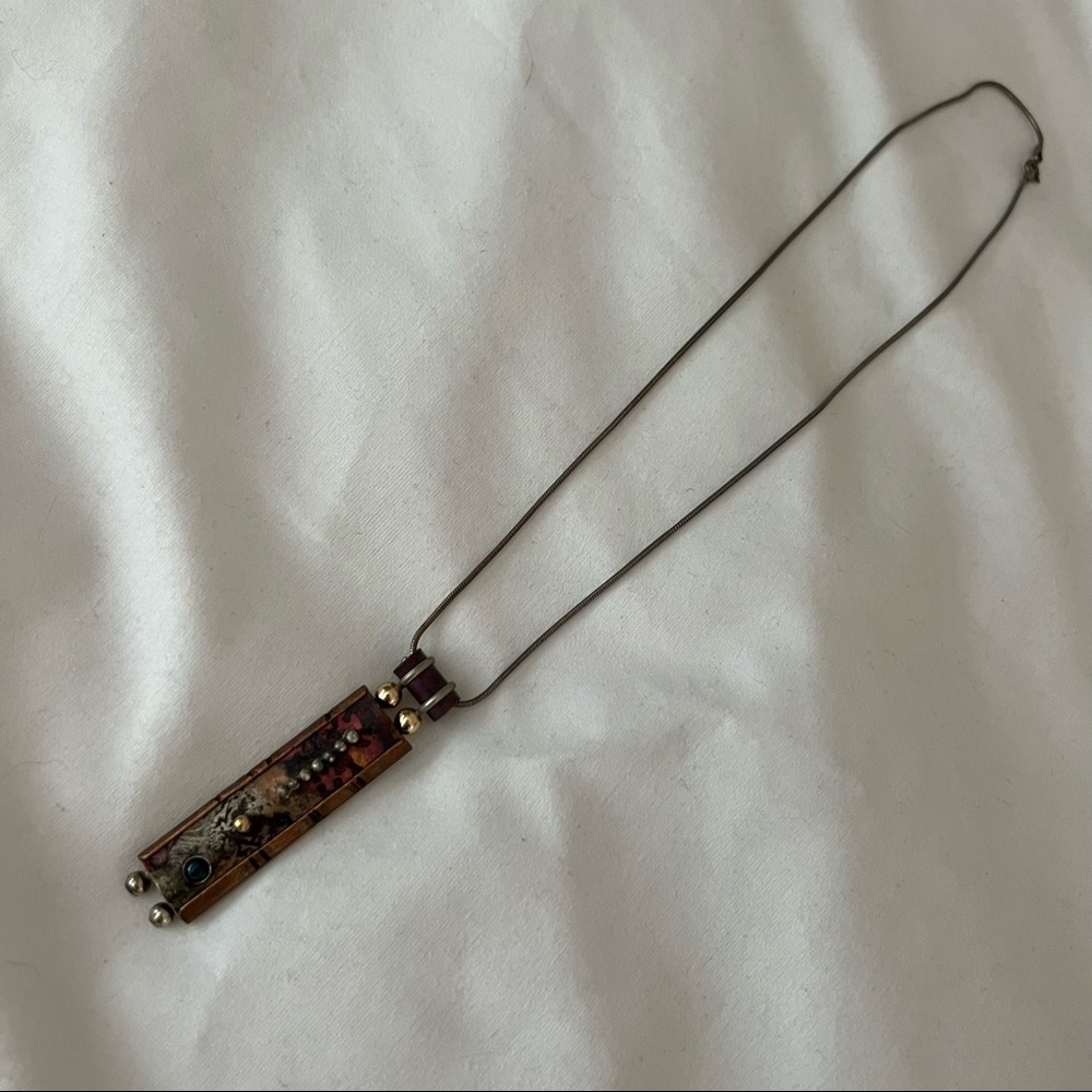 Copper artsy necklace